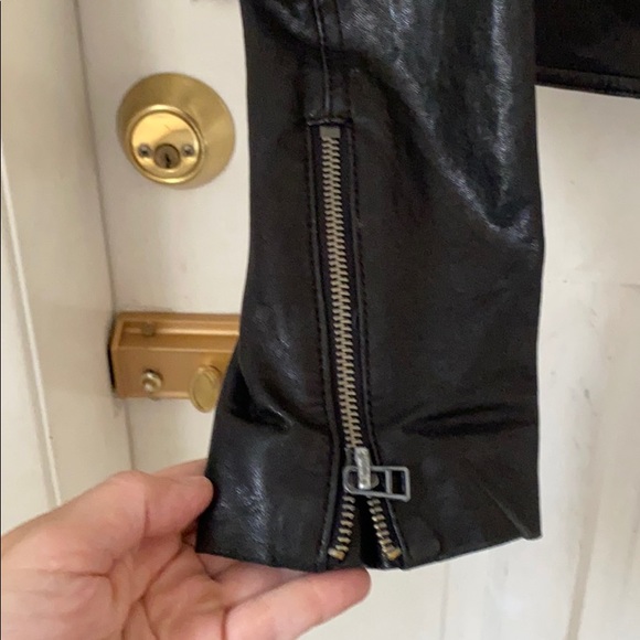 Leather Byline leather bomber jacket - Picture 3 of 6